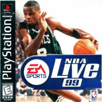 NBA Live 99 PAL Playstation PAL box art